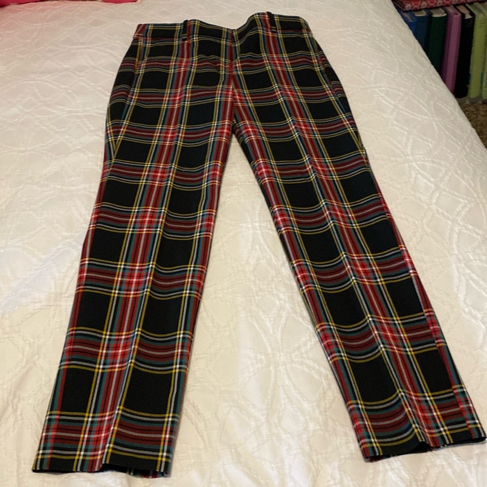 J Crew Factory NWOT Ruby Full Length Plaid Pants